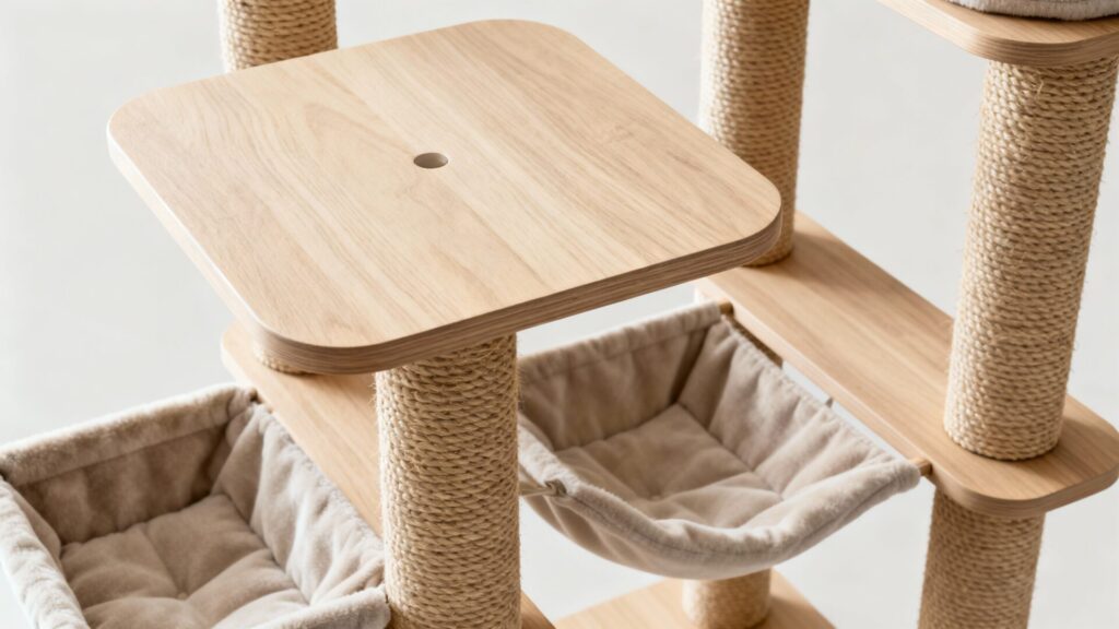 Arbre à chat vesper : design et bien-être pour votre félin sans aucun texte