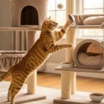 Choisir l'arbre à chat idéal pour un chat joueur sans aucun texte