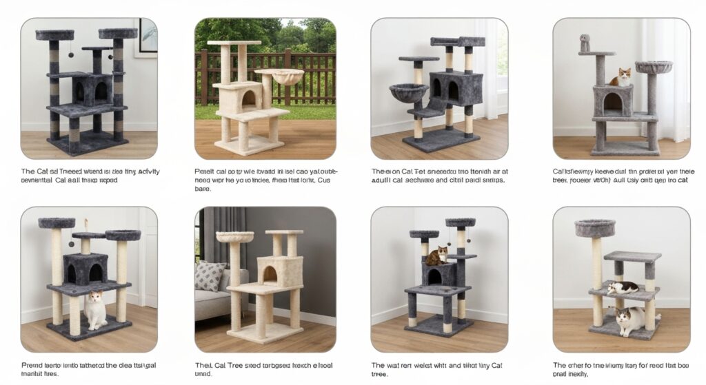 Choisir un arbre à chat adapté à un chat adulte avec texte