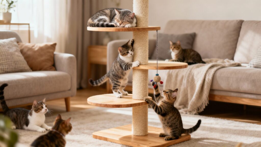 Est-ce qu'un arbre à chat est obligatoire pour les chats ?