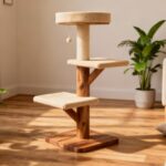 Intégrer un arbre à chat dans sa déco intérieure sans aucun texte