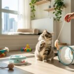 Occuper un chat qui vit en appartement : guide pratique sans aucun texte