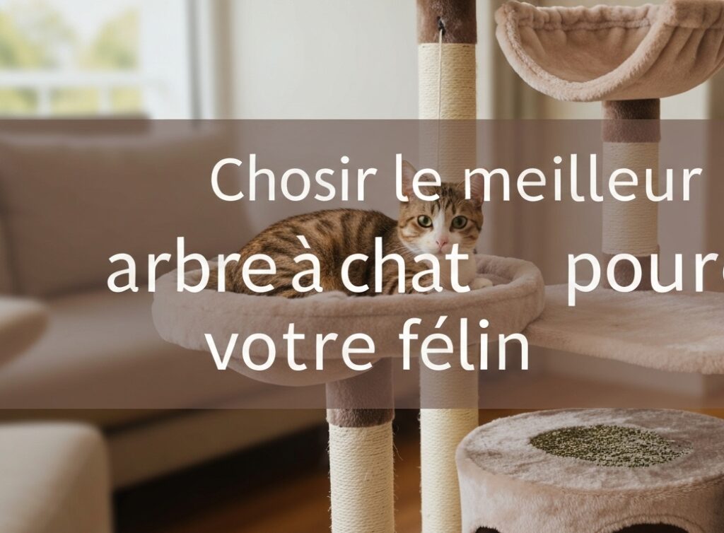 Choisir le meilleur arbre à chat pour votre félin avec texte