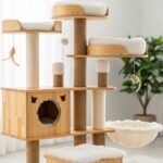 Fabriquer un arbre à chat fait maison solide et esthétique sans aucun texte