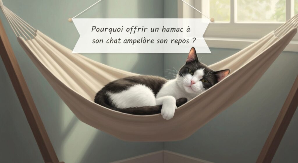 Pourquoi offrir un hamac à son chat améliorer son repos avec texte
