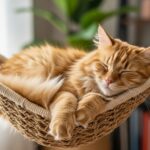 Pourquoi offrir un hamac à son chat améliorer son repos sans aucun texte