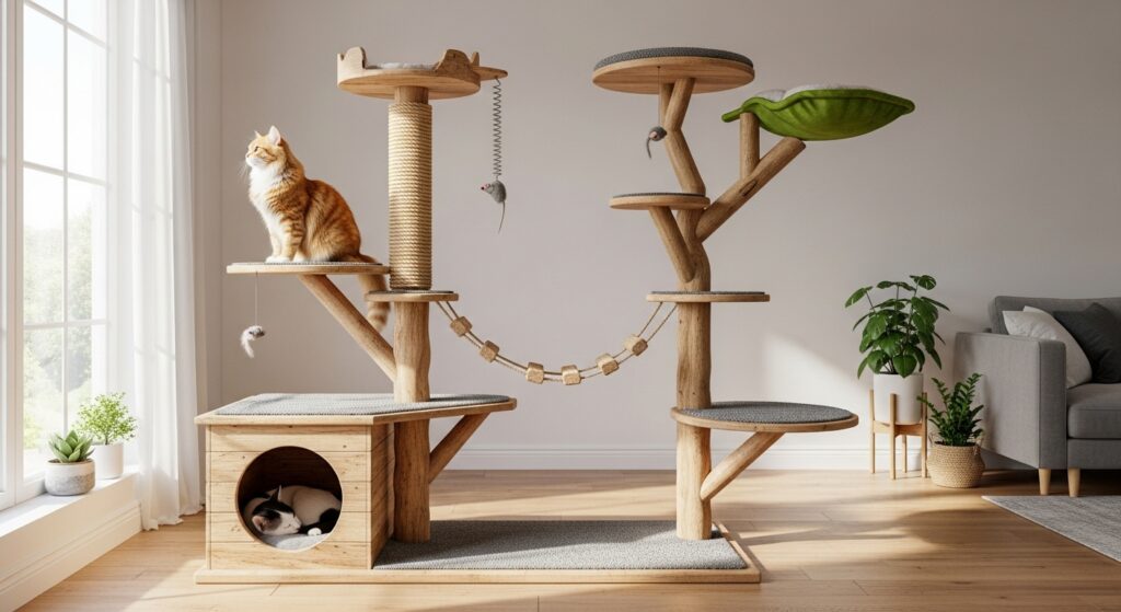 Fabriquer un arbre à chat sur mesure sans aucun texte
