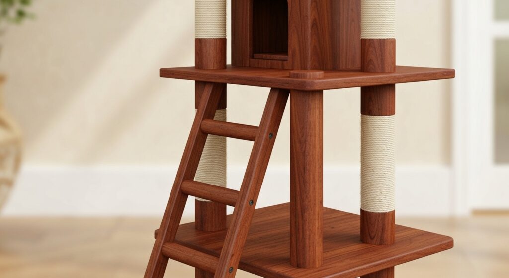 Quel bois choisir pour fabriquer un arbre à chat solide sans aucun texte