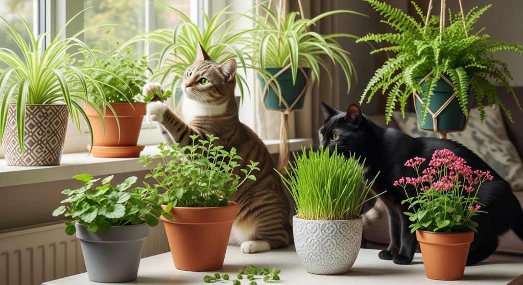 Quelle plante rend les chats heureux : guide des plantes pour discuter sans aucun texte