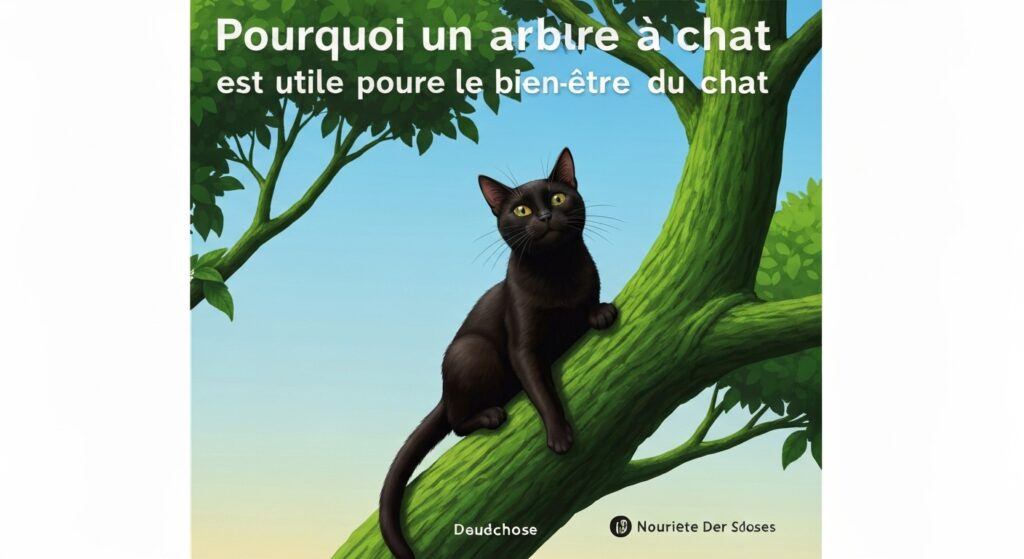 Pourquoi un arbre à chat est utile pour le bien-être du chat sans aucun texte