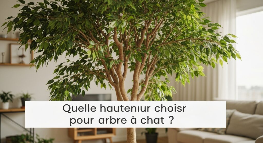 Quelle hauteur choisir pour un arbre à chat avec texte